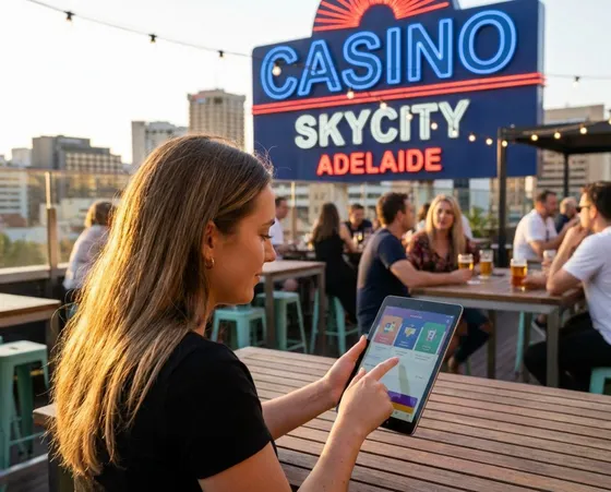 Creating a new account online (Casino SkyCity Adelaide)